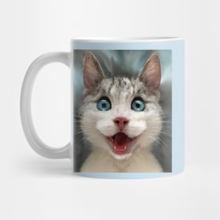 Happy Cat Mask Mug